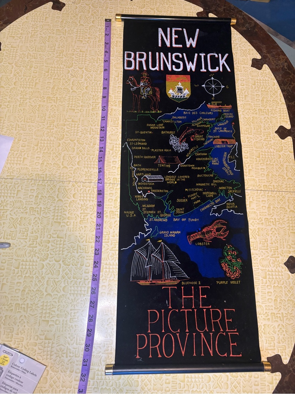 Vintage New Brunswick Wall Hanging - The Picture Province - Picture 2 of 7